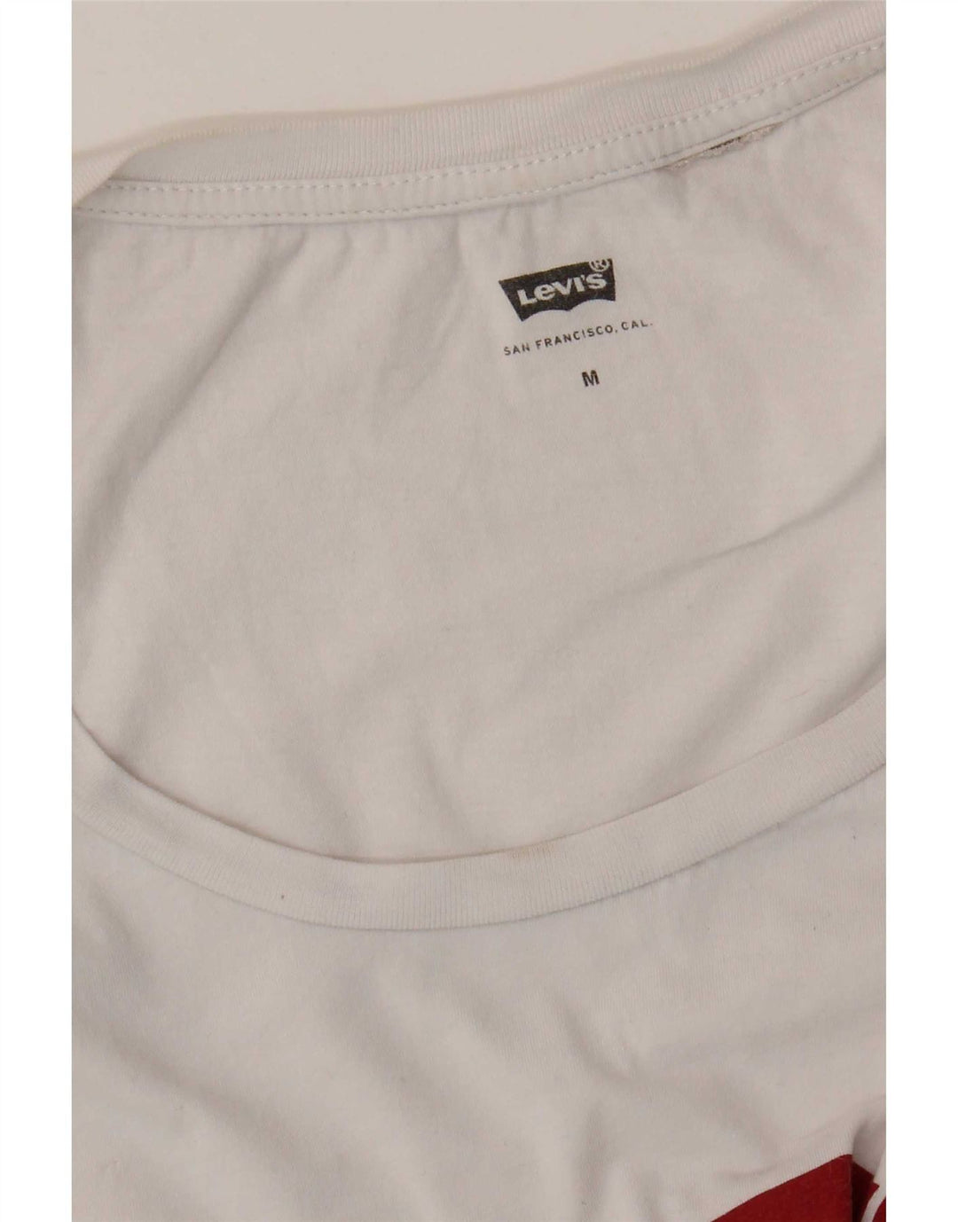 Levi's Women's Graphic Vest Top UK 12 Medium White