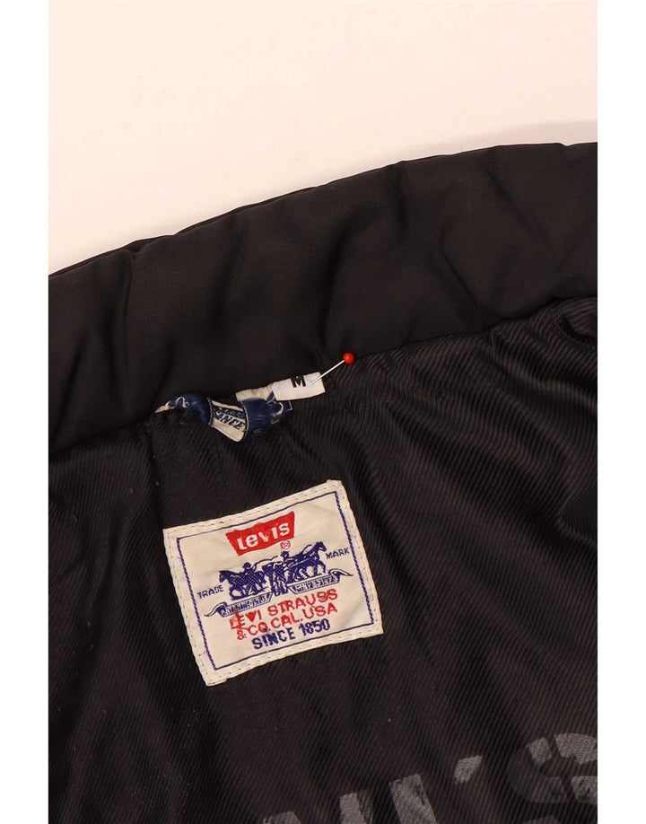 Giacca imbottita da uomo Levi's UK 38 poliestere nero medio