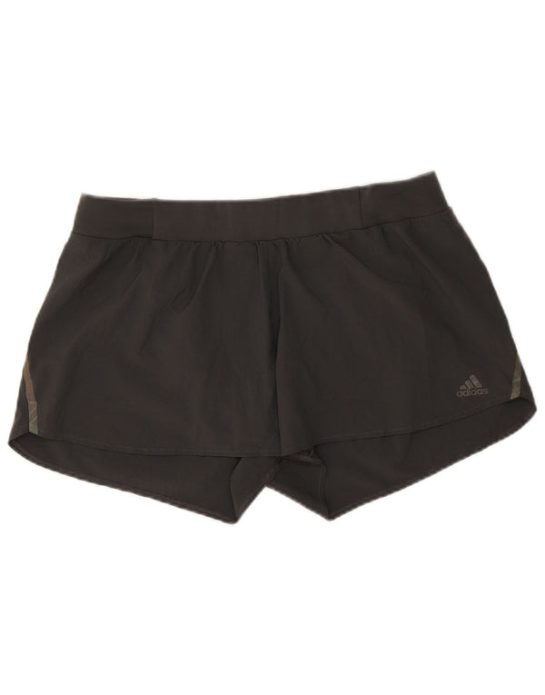 Pantaloncini sportivi Adidas Climalite da donna UK 14 grandi grigi