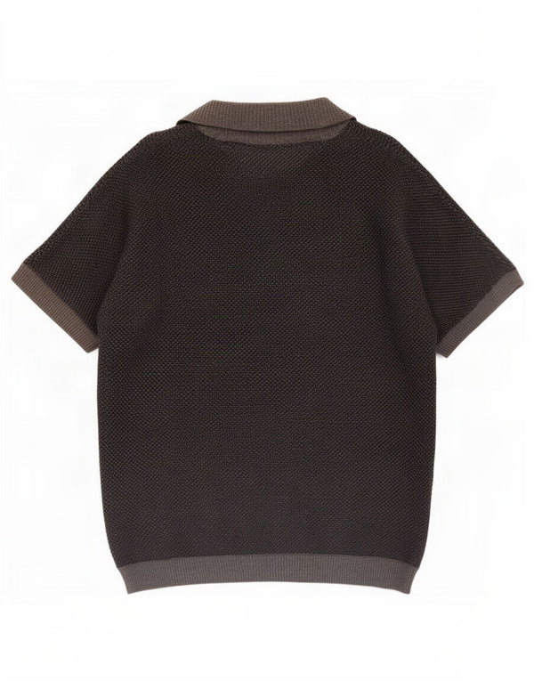 Maglione cardigan a maniche corte da donna Calvin Klein UK 16 Large Grigio