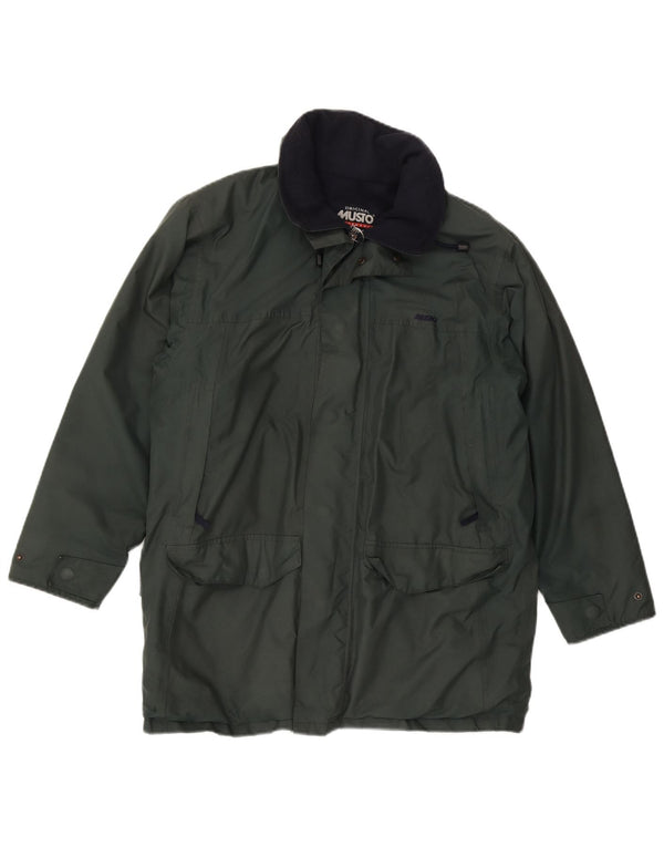 Musto Giacca da uomo Performance Utility UK 36 Small Verde Poliestere