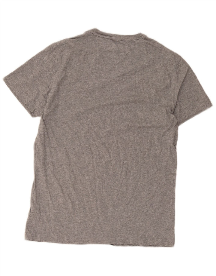 T-shirt da uomo Tommy Hilfiger Top in cotone grigio medio