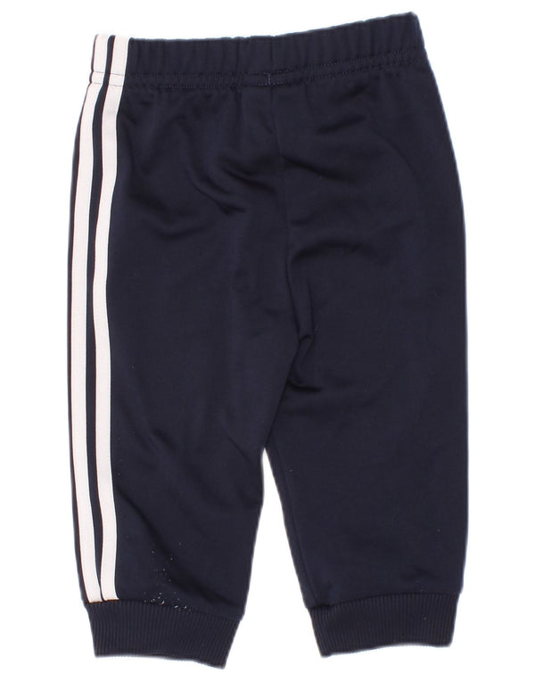 Pantaloni da tuta da jogging Adidas da bambino 3-6 mesi in poliestere blu navy