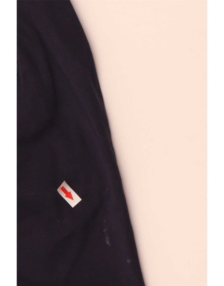 Pantaloncini chino regolari da donna Superdry UK 12 medi W32 cotone blu navy