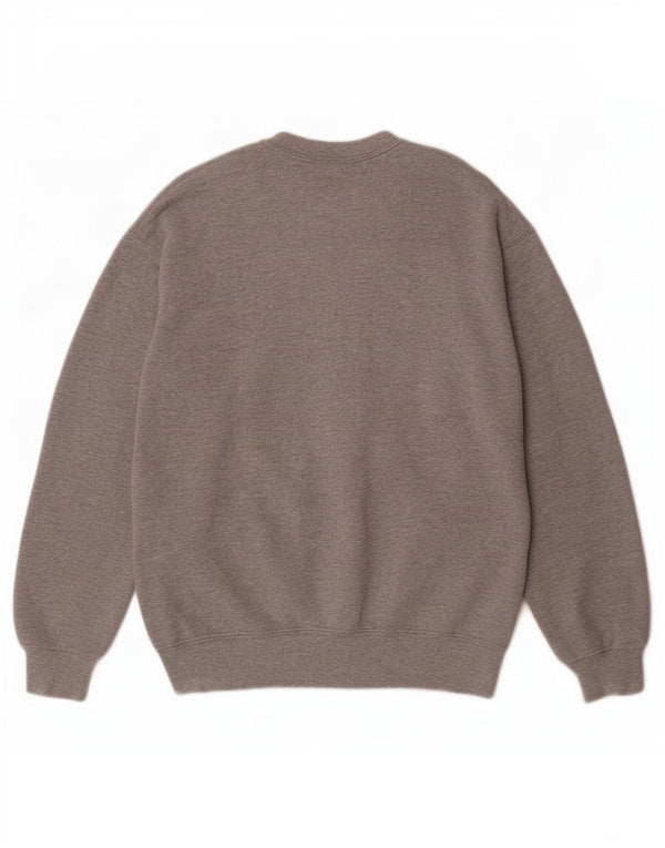 Felpa da donna Lee Jumper UK 14 Cotone screziato grigio medio