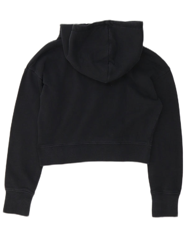 Felpa con cappuccio grafica NIKE per ragazze, 12-13 anni, grande, nera