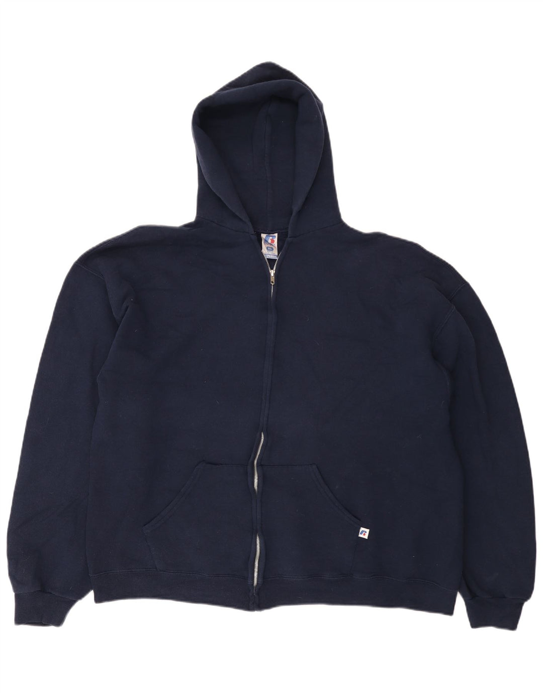 RUSSELL ATHLETIC Maglione con cappuccio e zip Dri-Power da donna UK 18 XL Blu navy