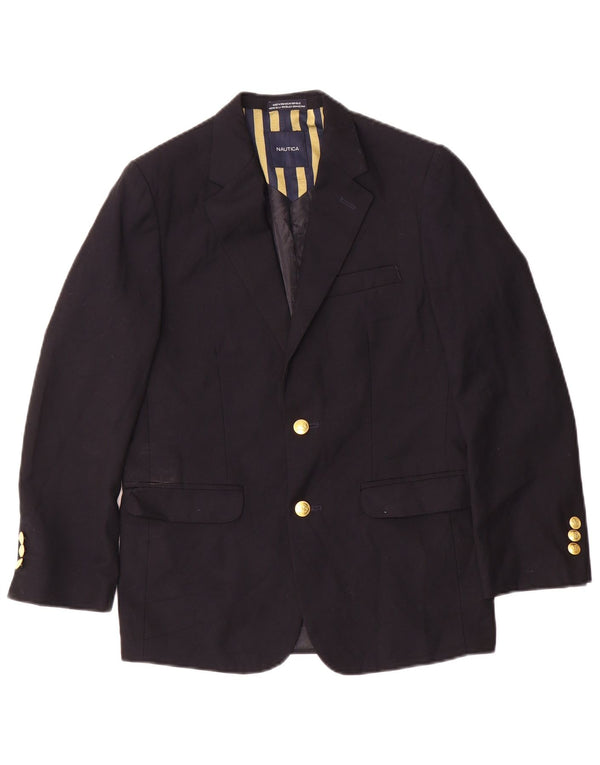 Giacca blazer a 2 bottoni Nautica da ragazzo 13-14 anni in poliestere nero