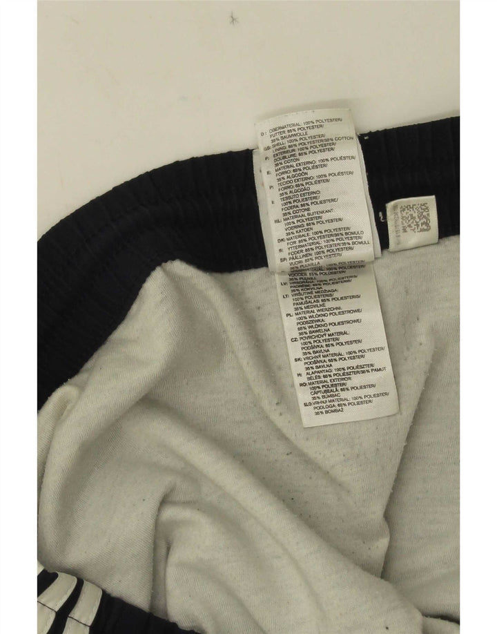 Pantaloncini sportivi da uomo Adidas grandi in poliestere nero