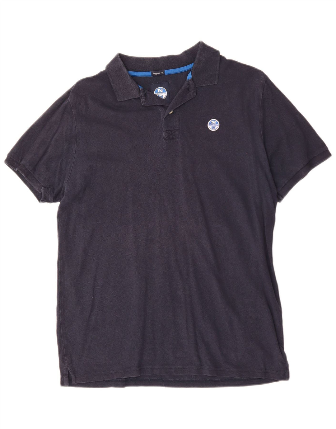 Polo North Sails da uomo vestibilità regolare in cotone blu navy medio