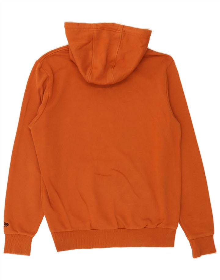 NBA Mens Graphic Hoodie Jumper Small Orange Cotton Vintage NBA and Second-Hand NBA from Messina Hembry 