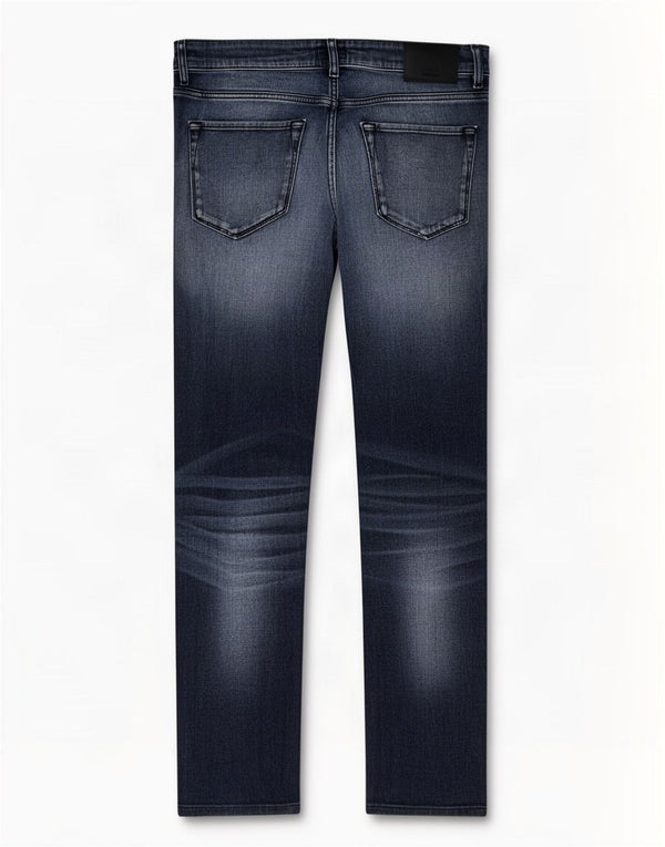 Jeans slim da uomo Hugo Boss W34 L30 cotone blu navy