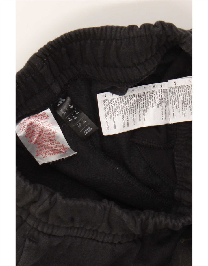 Pantaloni Tuta Adidas Ragazzo 9-10 Anni Cotone Nero