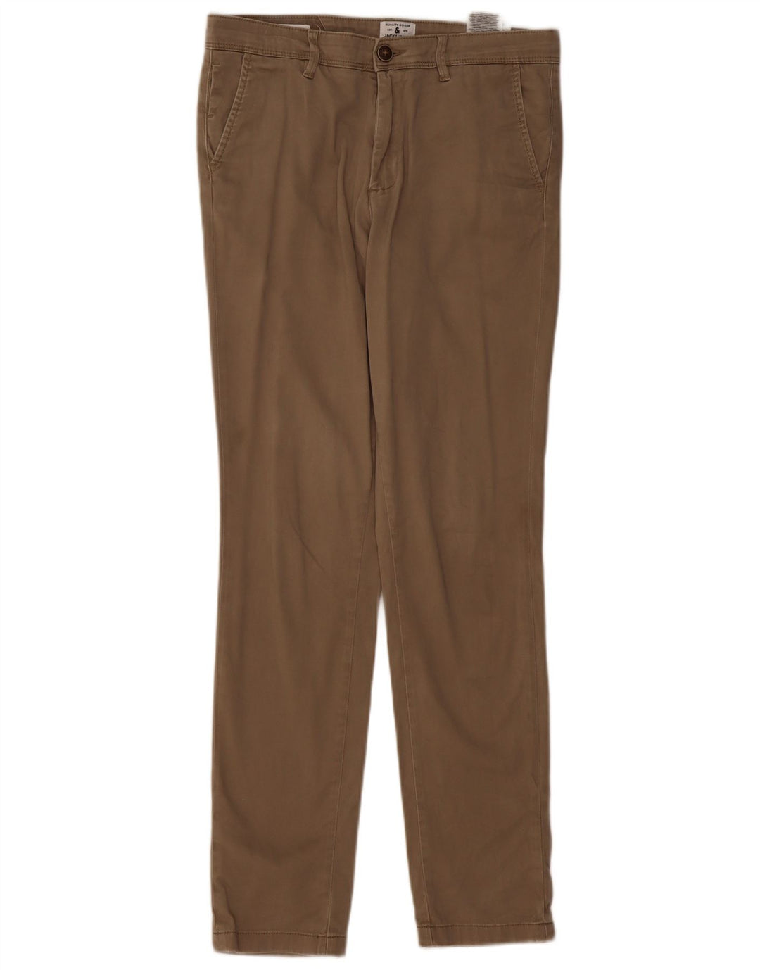 JACK & JONES Pantaloni chino dritti da uomo W30 L32 in cotone beige
