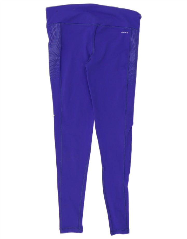 Leggings Dri Fit da donna NIKE UK 14 nylon viola medio