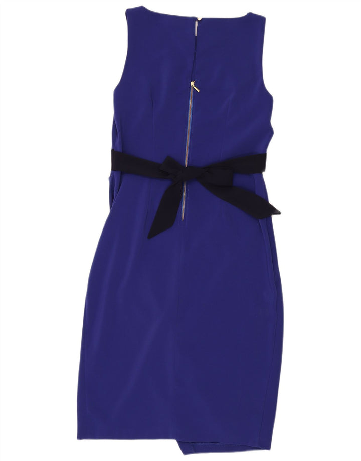 CLOSET Abito aderente senza maniche da donna UK 14 Poliestere blu medio