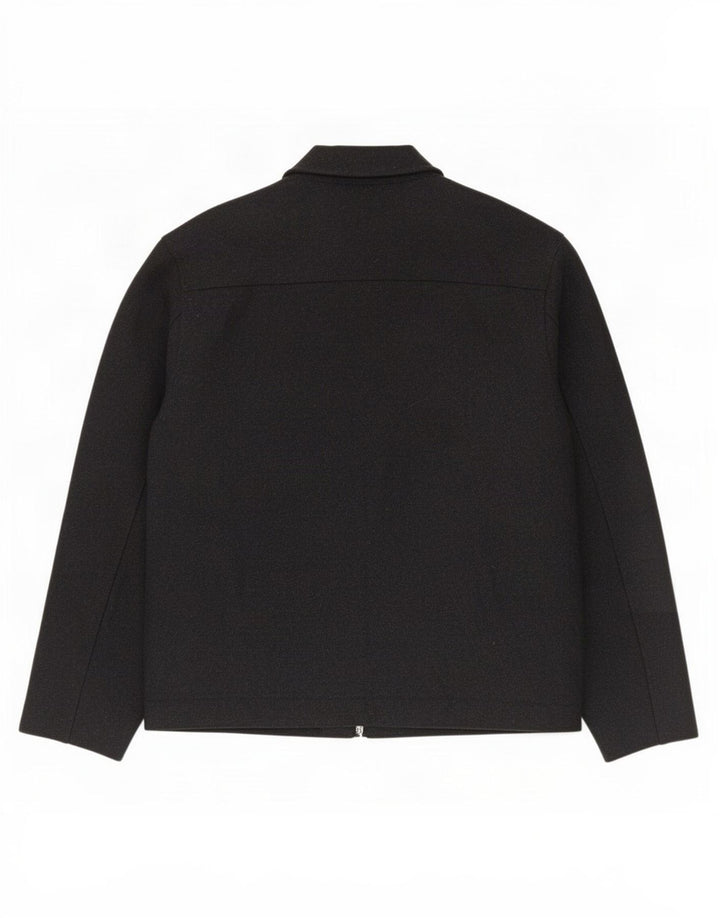 Giubbotto bomber da uomo Marks & Spencer UK 36 Small Lana blu navy