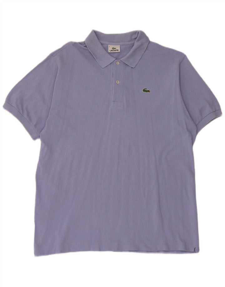 Polo da uomo Lacoste taglia 6 XL in cotone blu