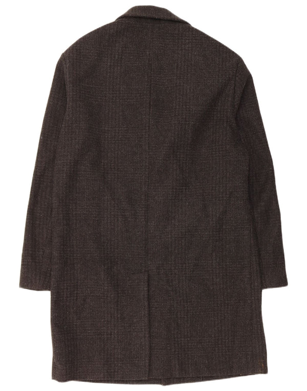 Cappotto da uomo Zara UK 40 grande poliestere nero