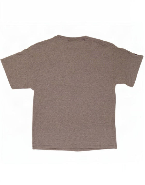 T-shirt grafica Champion da uomo Georgetown Top XL in cotone grigio