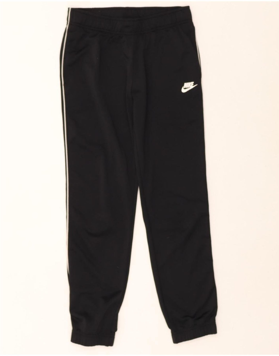 NIKE Mens Tracksuit Trousers Joggers Small Black Polyester Vintage Nike and Second-Hand Nike from Messina Hembry 