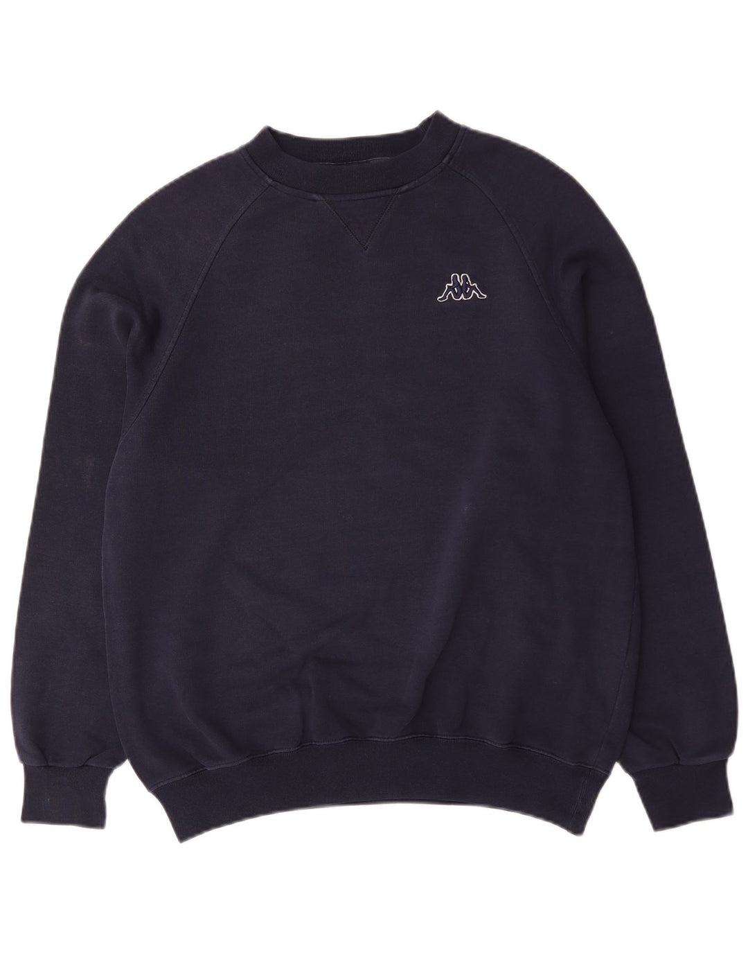 Felpa Kappa Uomo Maglione Medio Blu Navy Cotone