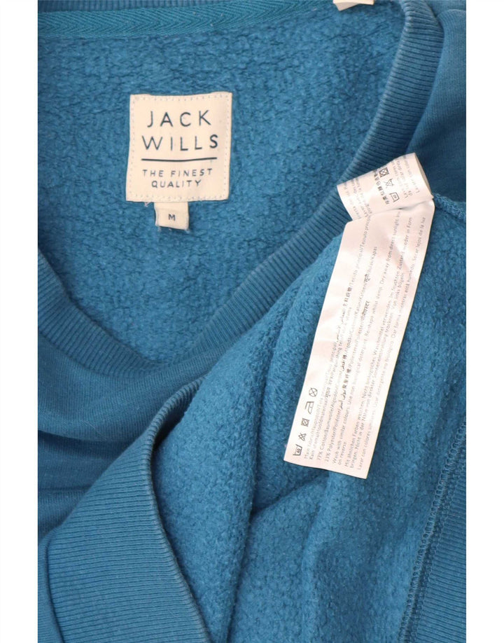 Felpa da uomo Jack Wills in cotone blu medio