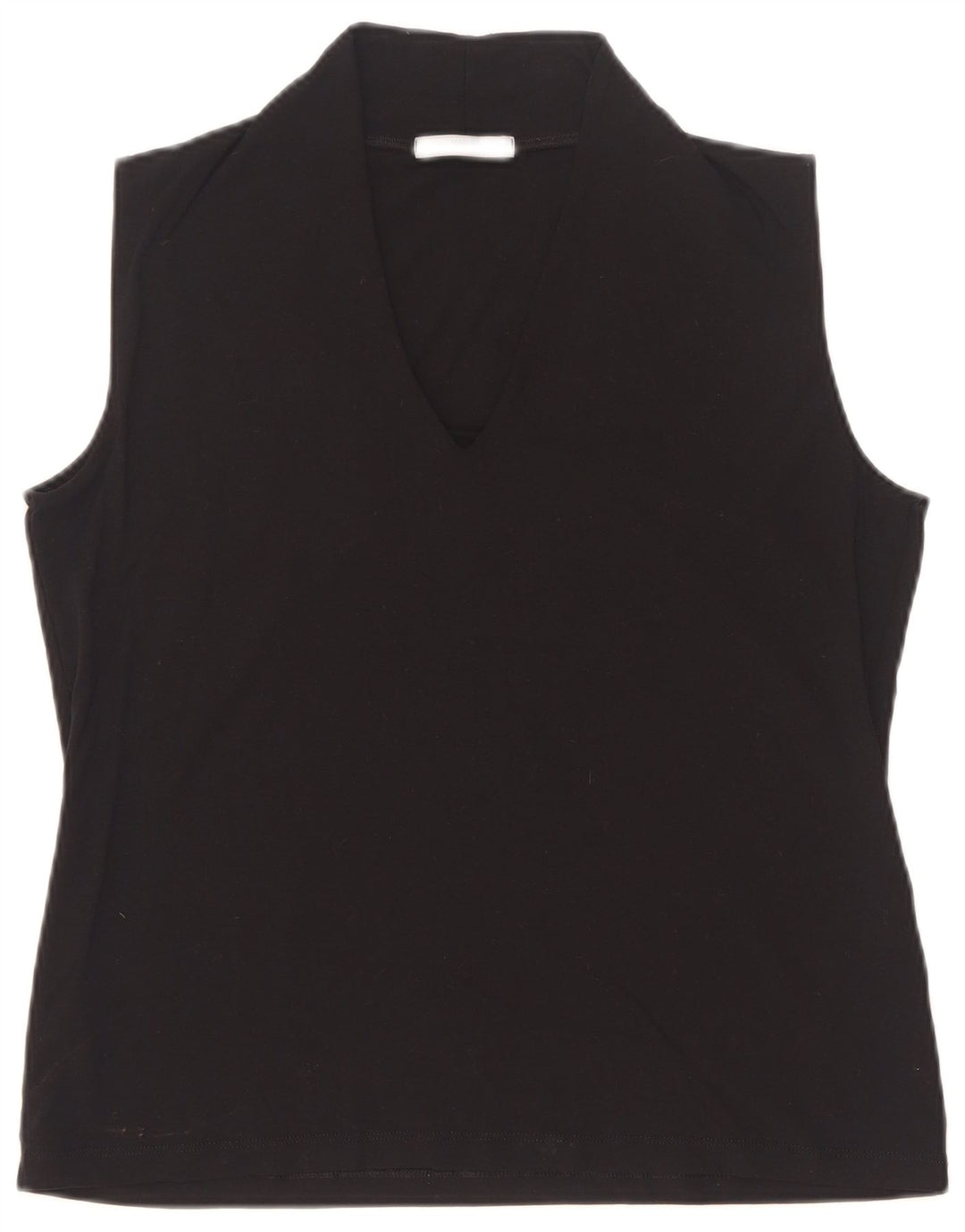 Canotta da donna Marks & Spencer UK 16 grande in viscosa nera