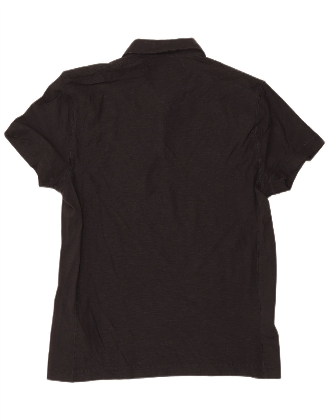 CALVIN KLEIN JEANS Polo grafica da uomo in cotone nero medio