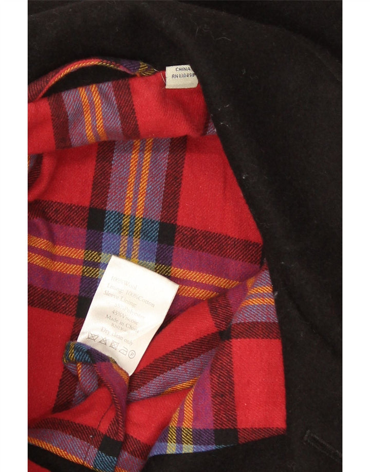 Giacca blazer a 3 bottoni da uomo Jack Wills UK 36 piccola lana nera
