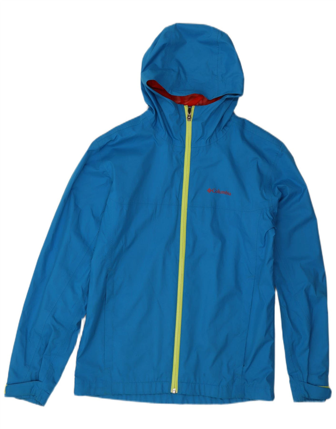 Giacca antipioggia con cappuccio da donna Columbia UK 18 XL poliestere blu