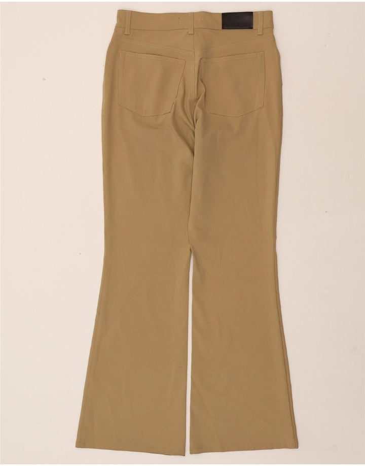CAMBIO Womens Bootcut Casual Trousers UK 12 Medium W30 L32 Beige Polyester Vintage Cambio and Second-Hand Cambio from Messina Hembry 