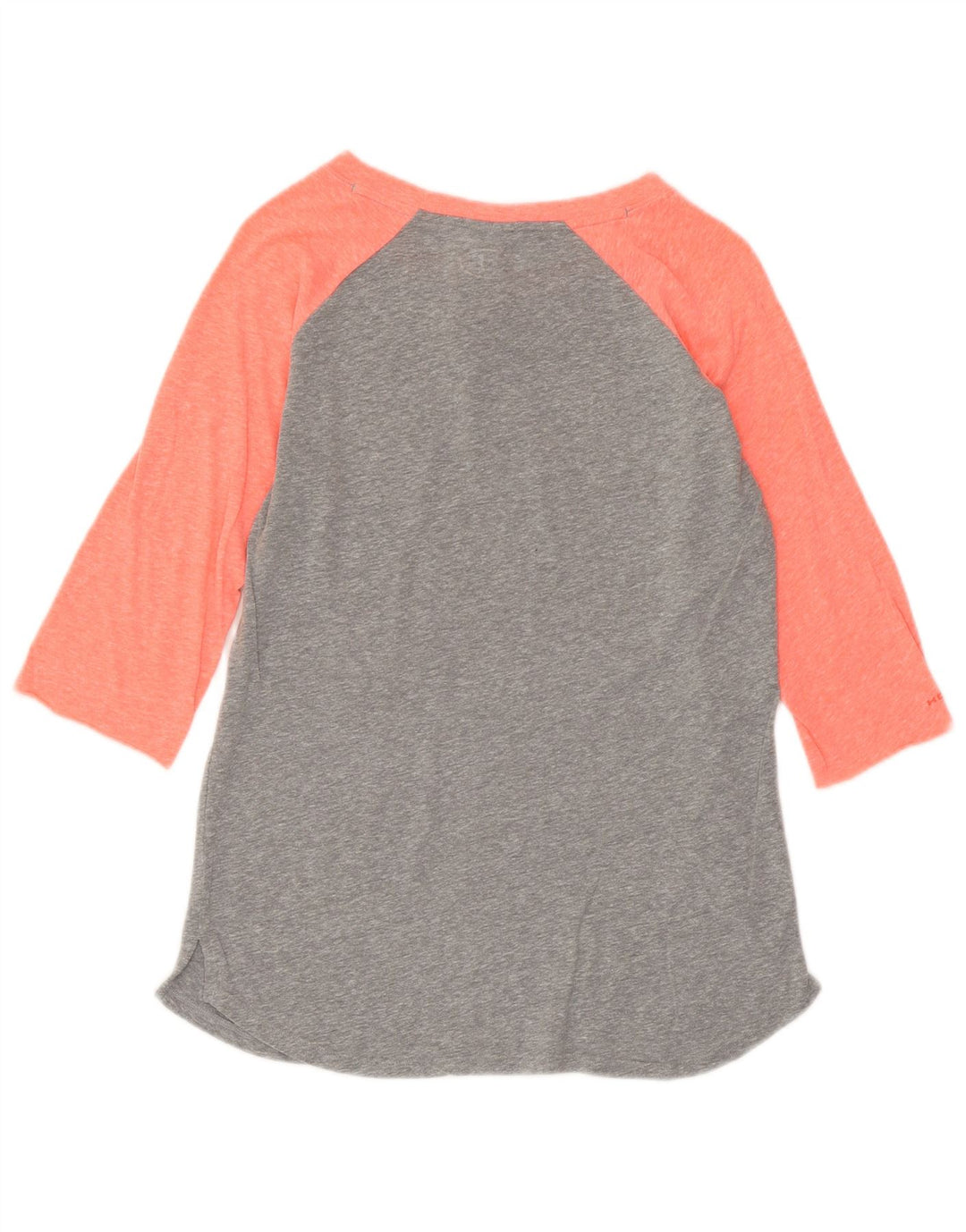 Maglietta da donna UNDER ARMOUR Heat Gear Graphic manica 3/4 UK 12 Grigio medio