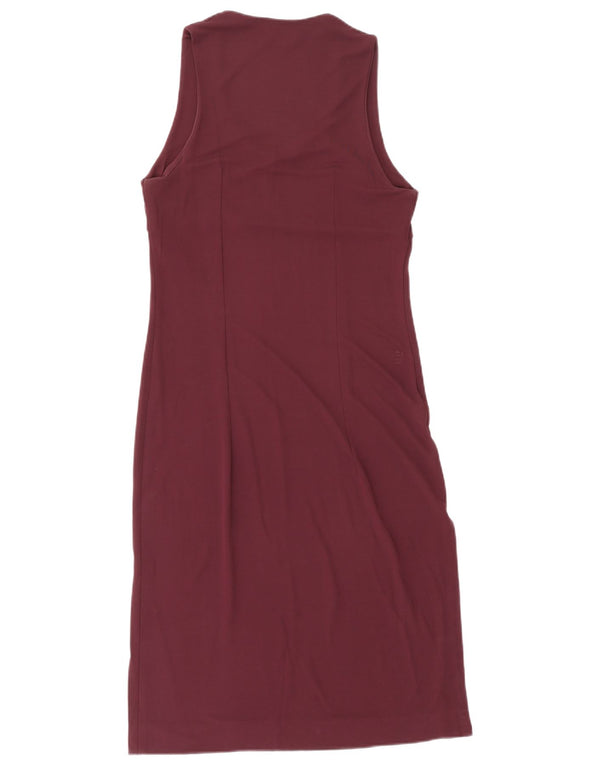 Abito aderente senza maniche da donna Kookai US 2 XS viscosa bordeaux