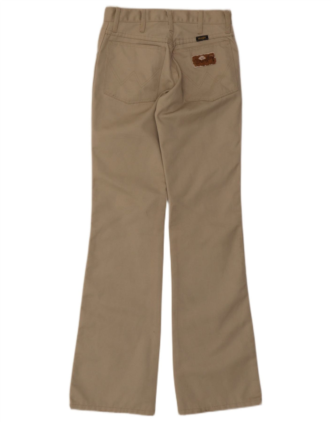 Pantaloni casual bootcut da donna WRANGLER W26 L32 cotone beige