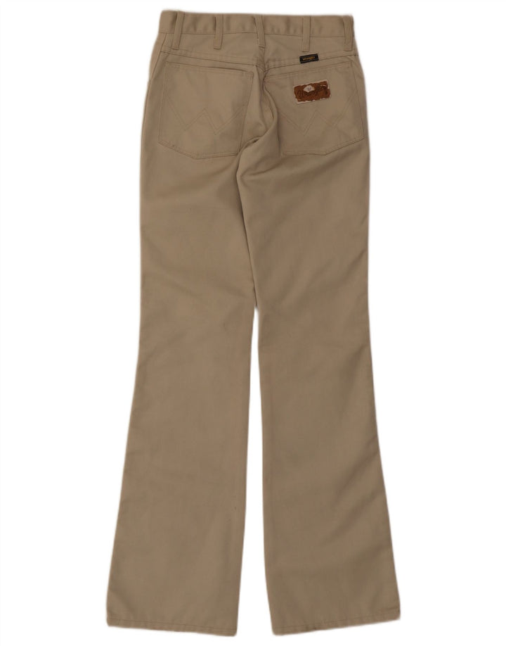 Pantaloni casual bootcut da donna WRANGLER W26 L32 cotone beige