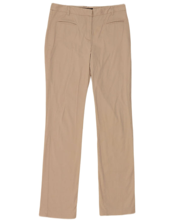 Pantaloni casual slim da donna Zara taglia 38 piccola W28 L32 cotone beige
