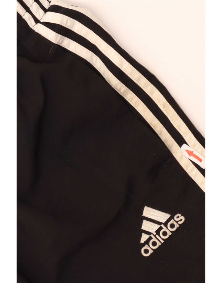 Pantaloncini sportivi da uomo Adidas medi neri in poliestere