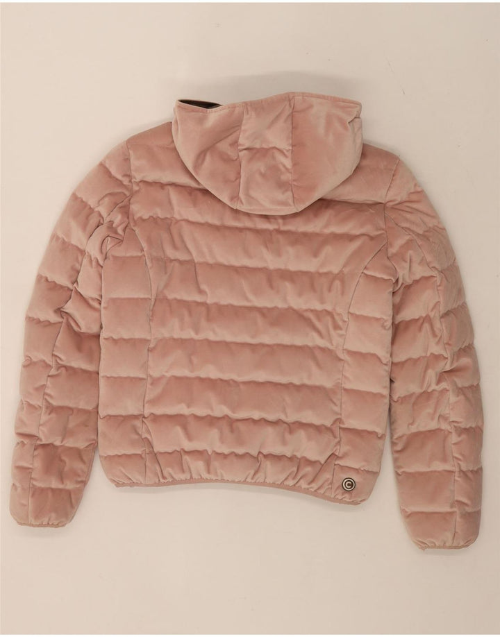Giacca imbottita in velluto con cappuccio Colmar donna IT 44 rosa medio