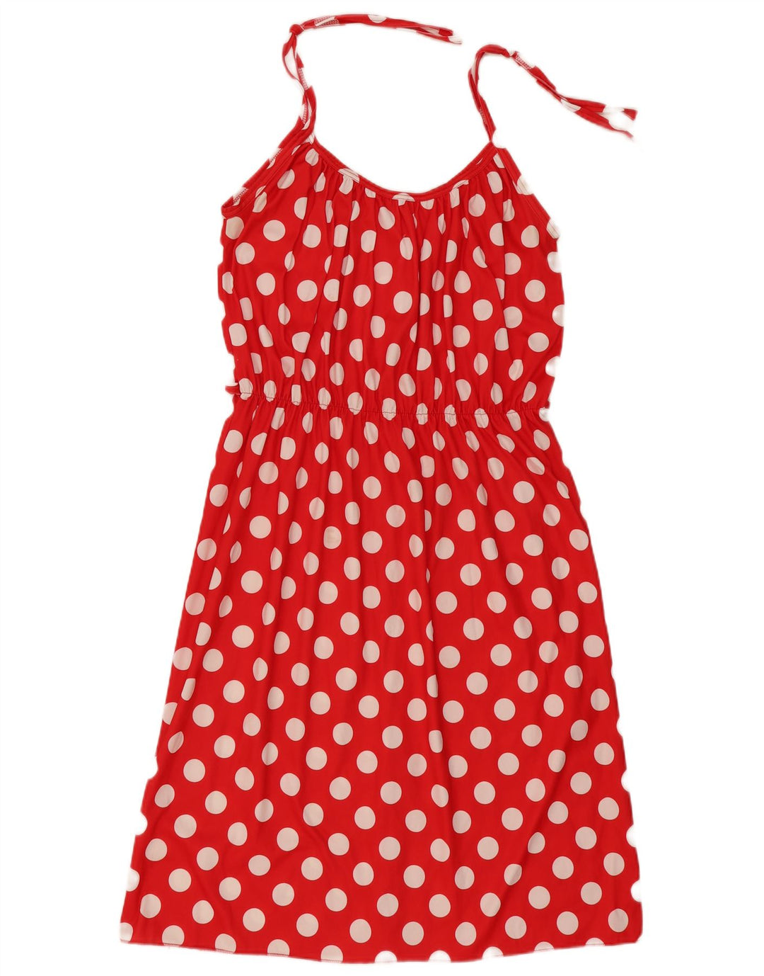 Prendisole vintage da donna UK 18 XL a pois rossi