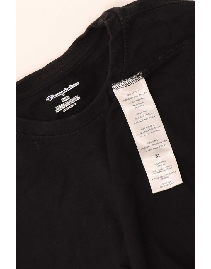 Top da donna a maniche lunghe Champion UK 14 cotone nero medio