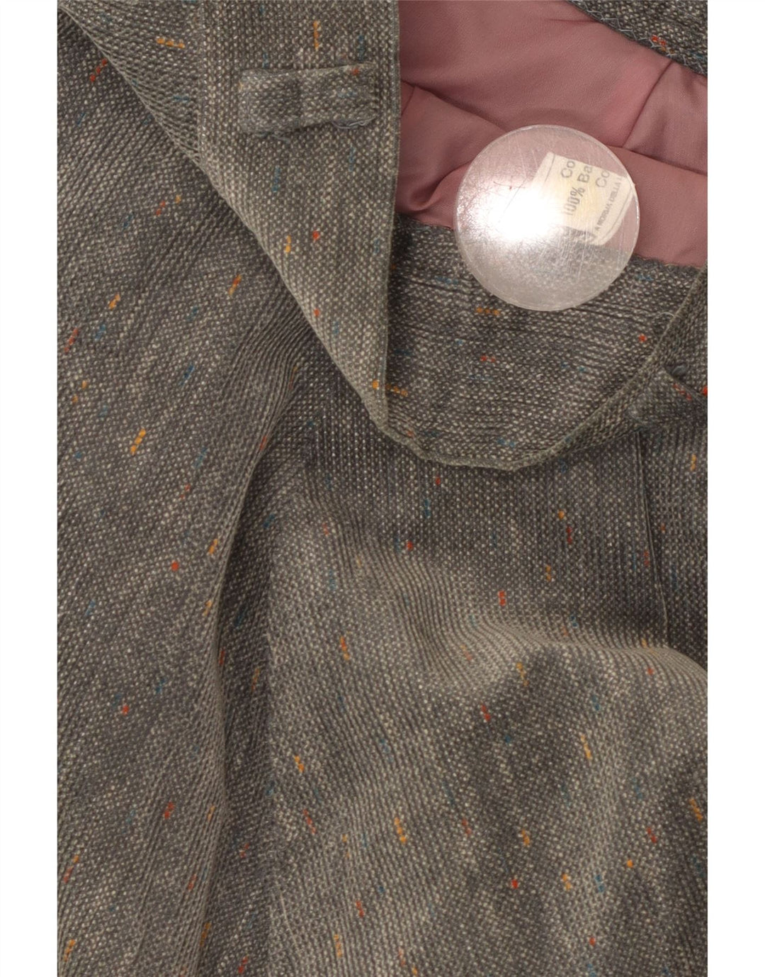 Gonna a trapezio da donna BRUGI W28 cotone screziato grigio medio