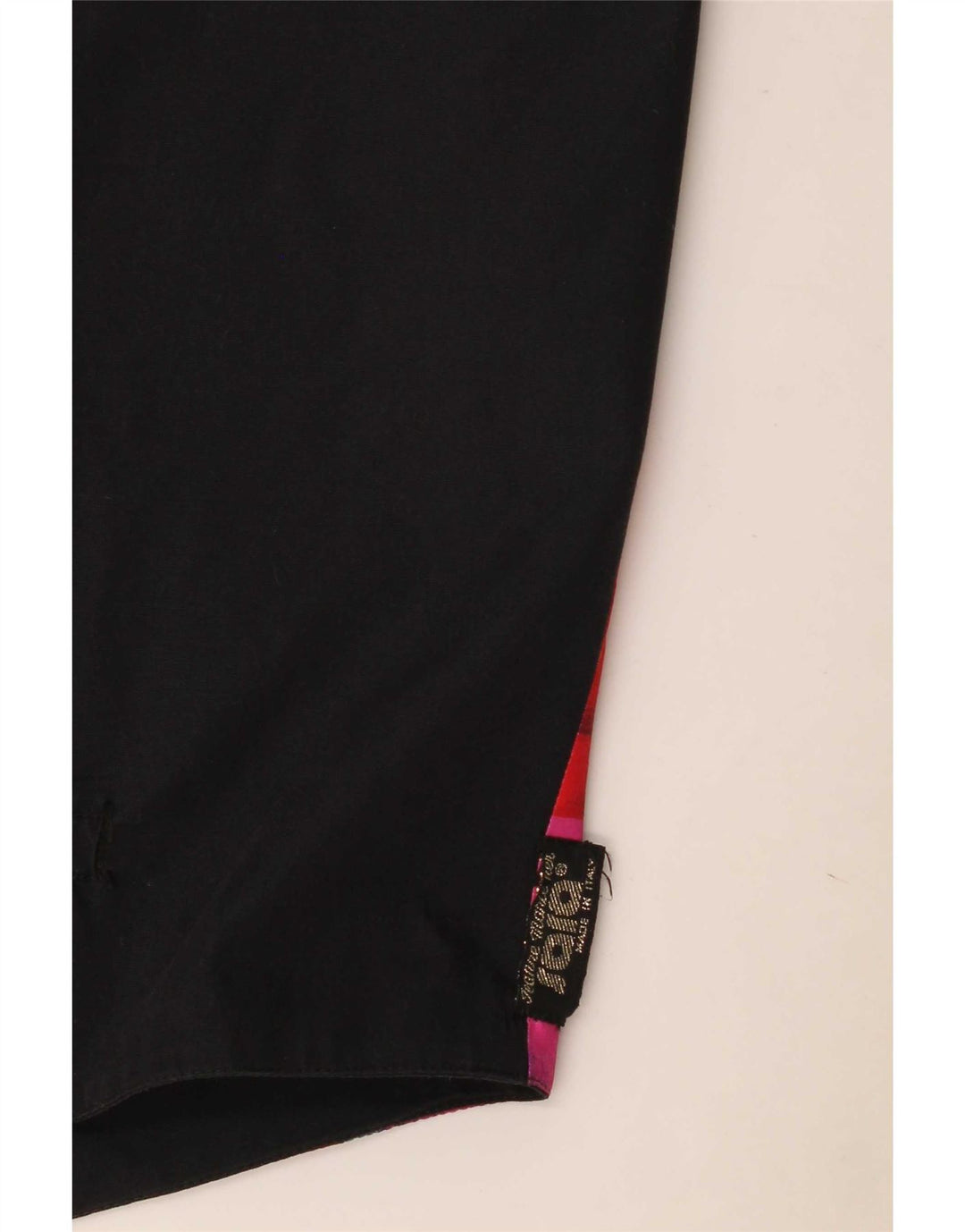 Gilet vintage da uomo piccolo nero geometrico retrò