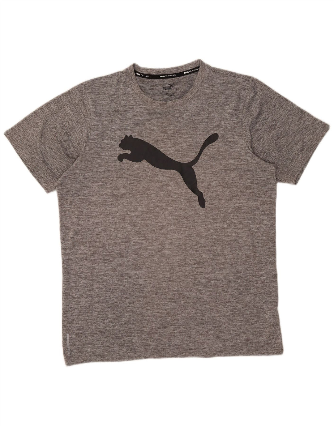 T-shirt grafica da uomo Puma Top grigio medio