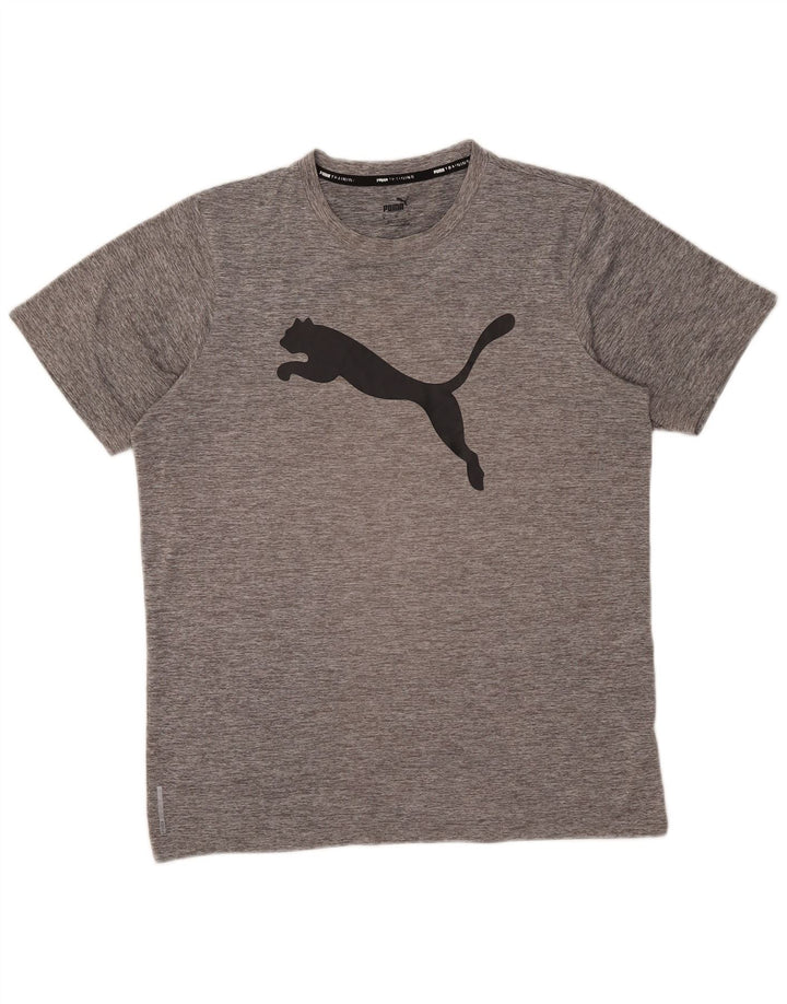 T-shirt grafica da uomo Puma Top grigio medio