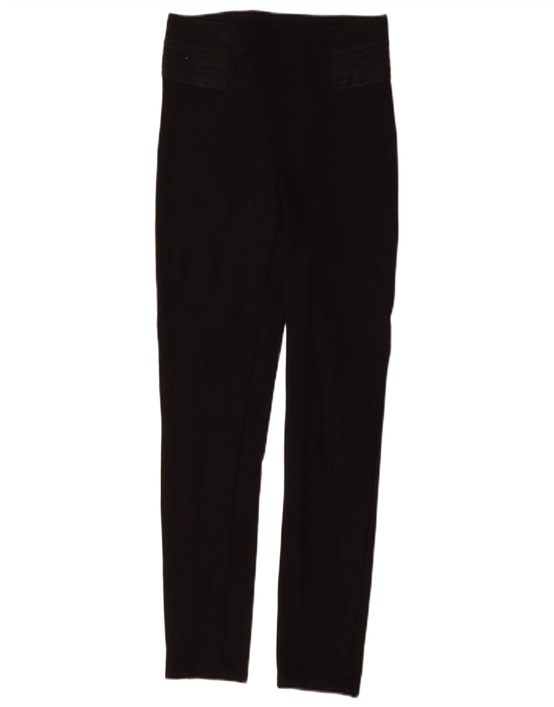 Pantaloni casual slim da donna Zara piccoli W26 L28 polietilene nero