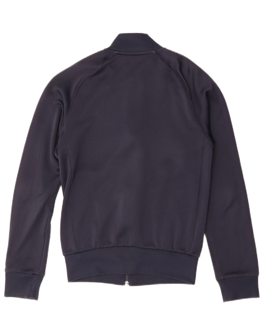 Giacca da ginnastica da uomo Adidas piccola in poliestere blu navy