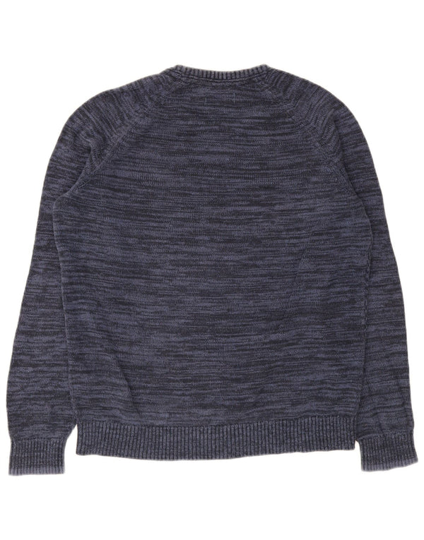 Maglione maglione girocollo da uomo Jack & Jones XL in cotone blu navy