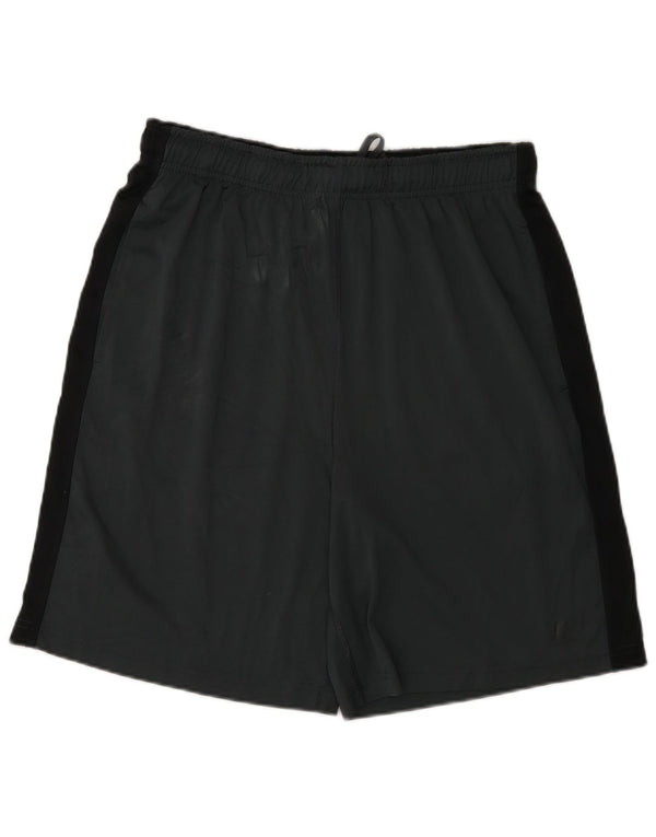 Pantaloncini sportivi da uomo Russell Athletic Poliestere color block grigio medio