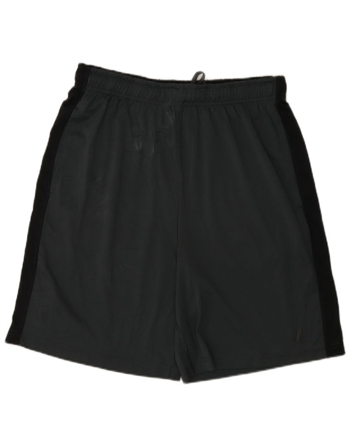 Pantaloncini sportivi da uomo Russell Athletic Poliestere color block grigio medio